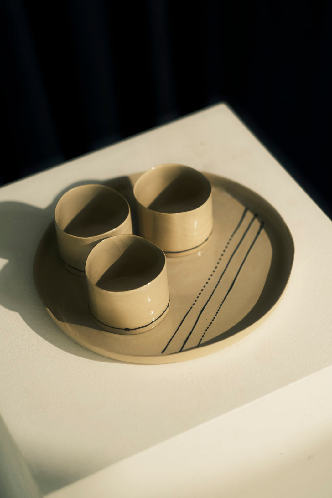 Wine Cup & Tepsi Set